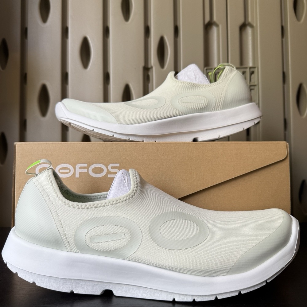 Oofos OOmg Eezee Men's Size 12.5 Slip On Recovery Sneakers Gray Comfort Shoes